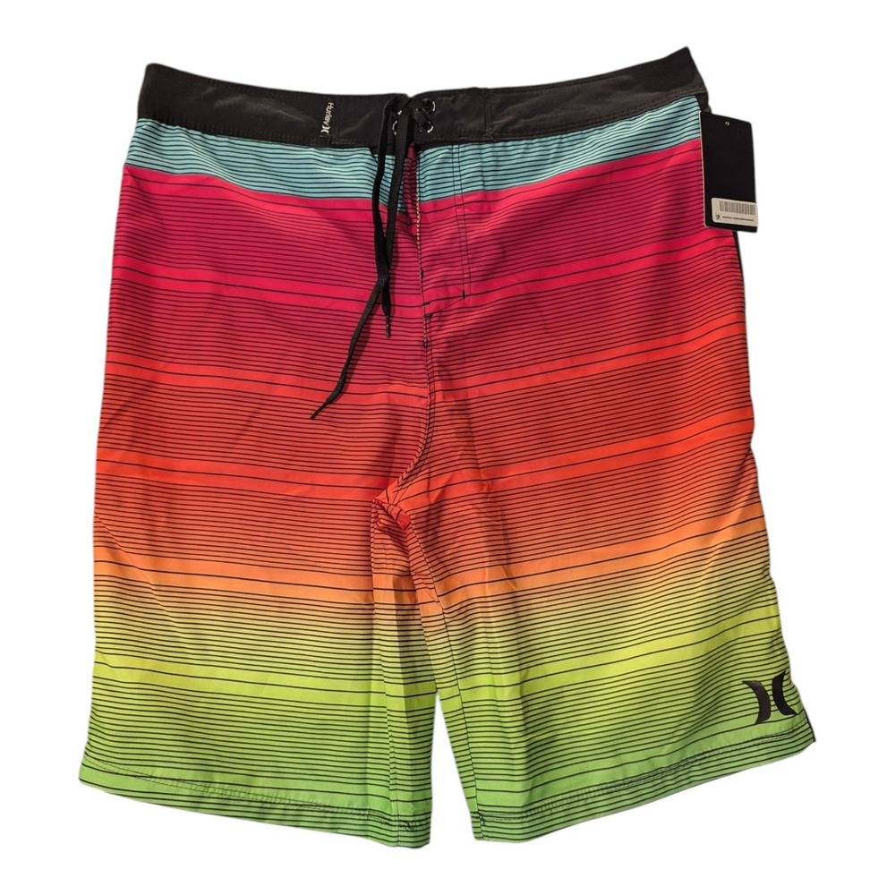BBC-3 Hurley Boys Shoreline Multicolor Board Shorts Water Swim Trunks 20/30